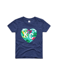 Kids 2026 KC Parade of Hearts Navy Tee